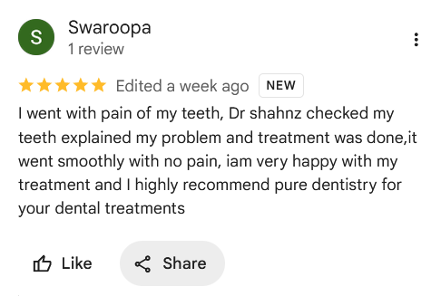 Patient review 1